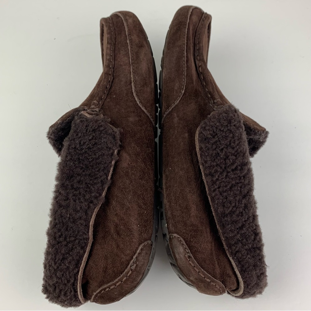 Ugg Grant Dark Brown Shearling Lined Slipper Mocc… - image 8